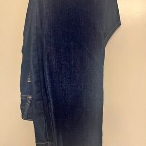 Old Navy Women's Straight Leg Jeans - Dark Blue